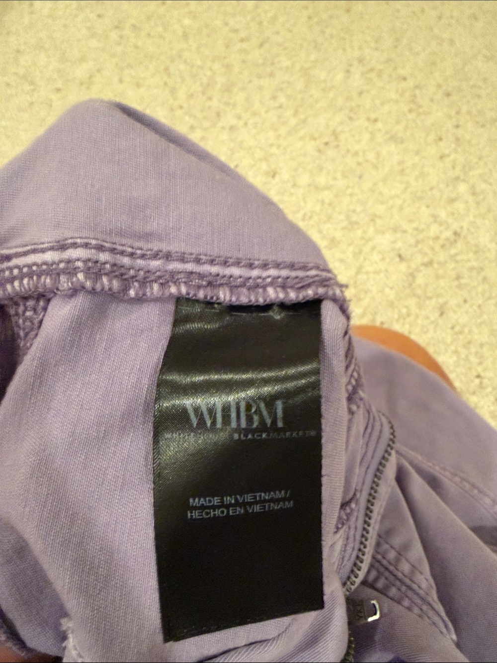 White House black market pret a pedi lavender mid rise pantWomen's Straight-Leg - Picture 10 of 12